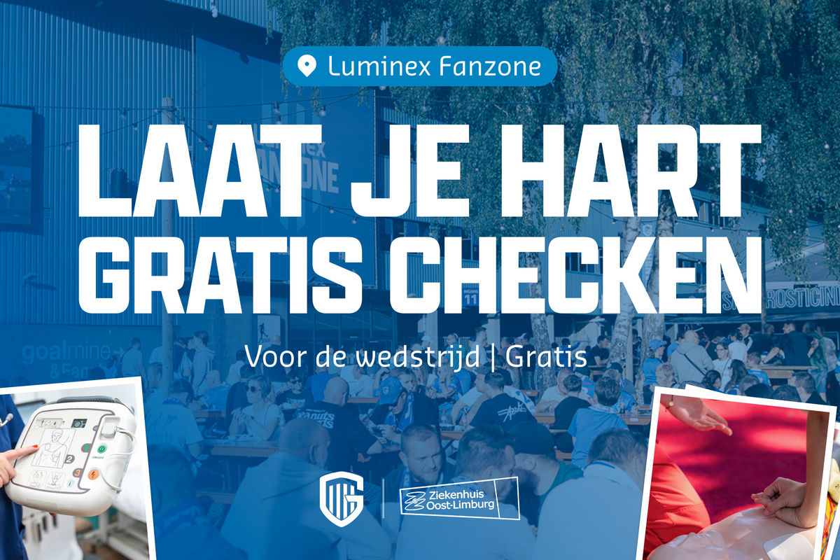 Laat je hart testen voor KRC Genk - Union op 21/9