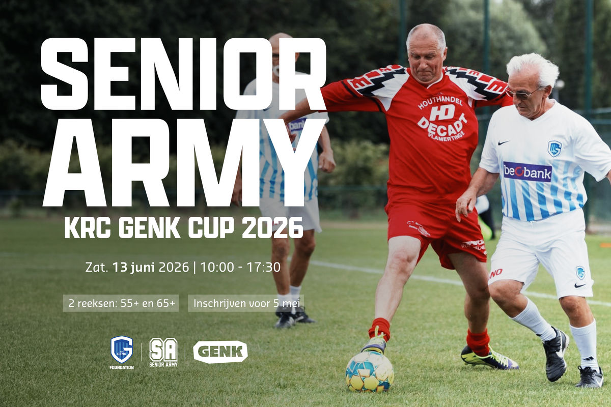 Senior Army KRC Genk Cup 2026 - Schrijf je in!