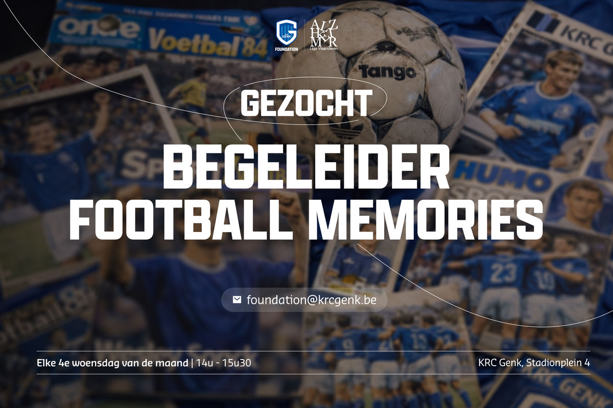 GEZOCHT: begeleider/ster Football Memories