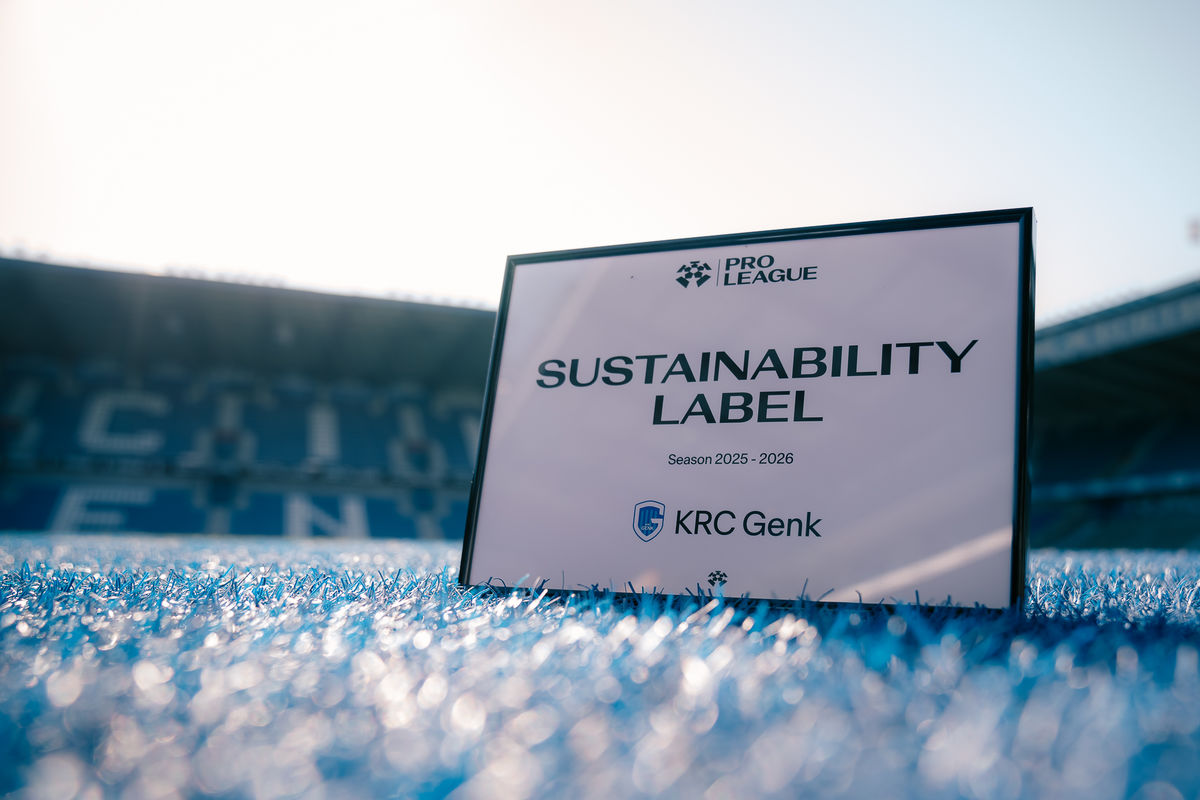 KRC Genk beloond met Sustainability Label van de Pro League