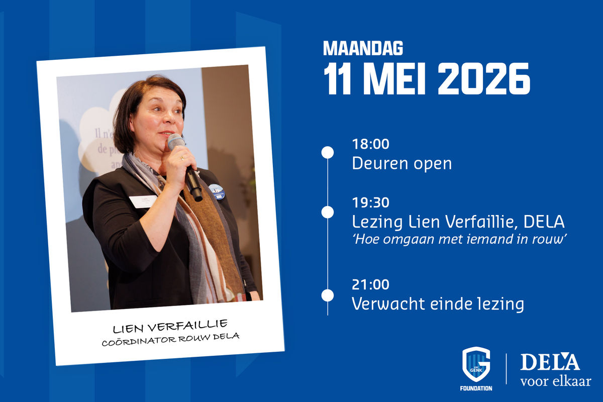 Lezing Lien Verfaillie, DELA - Registreer je nu!