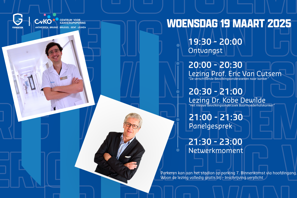 Lezing Professor Dr. Eric Van Cutsem & Dr. Kobe Dewilde