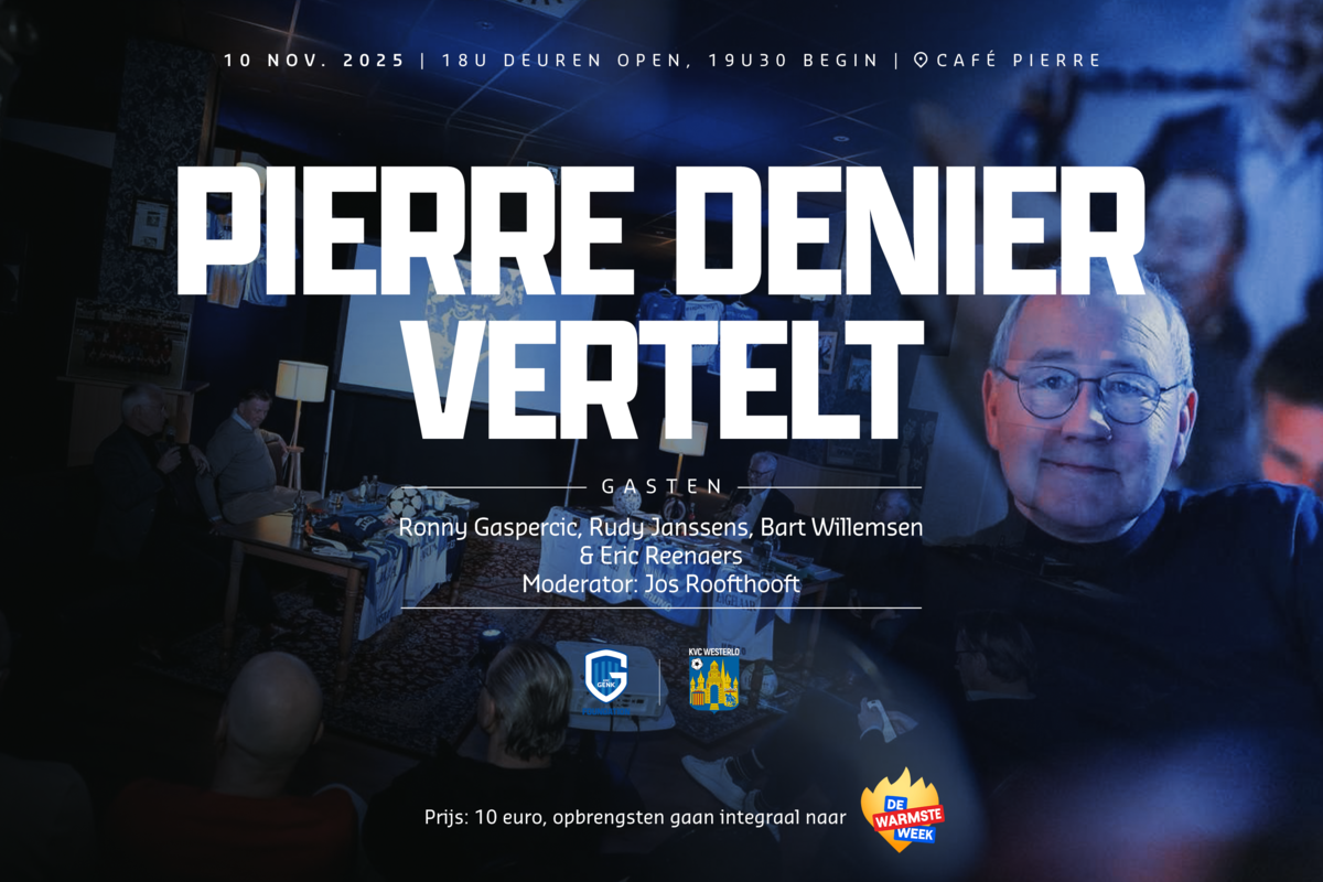 Pierre Denier Vertelt: KRC Genk - KVC Westerlo