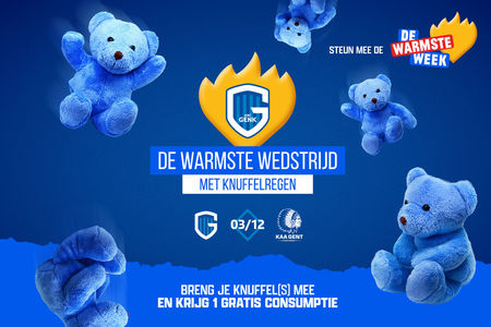 KRC Genk - AA Gent wordt De Warmste Wedstrijd van het seizoen